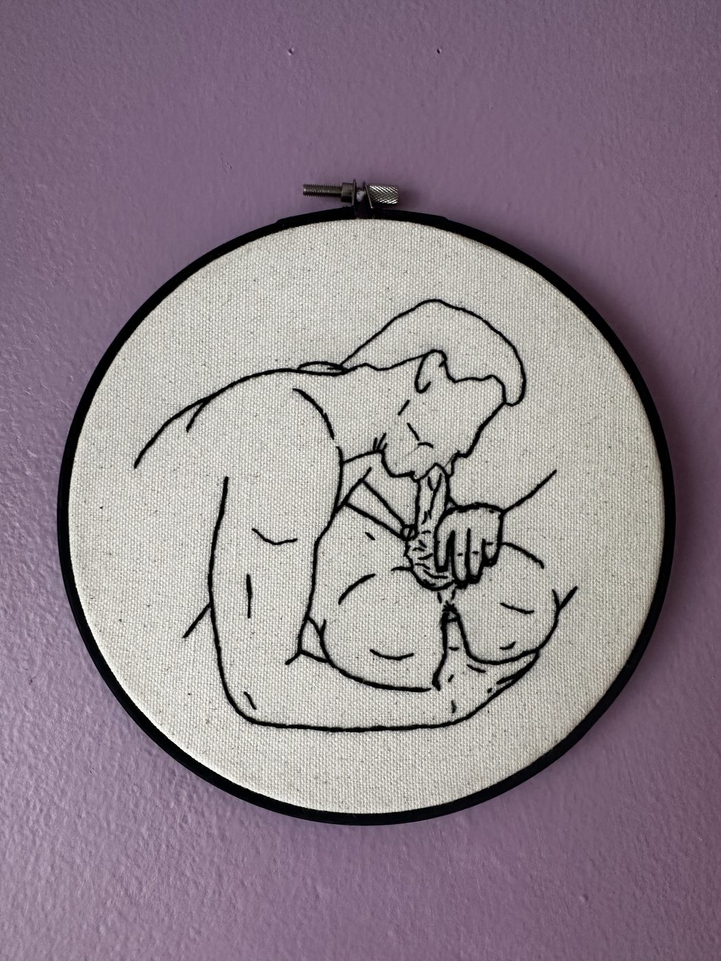 Handiwork, hand embroidery by Sew_Kinky_Threads (sold)